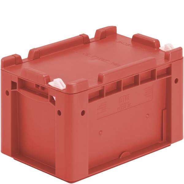 Eurostapelbehälter XL Deckel/Kufe / XL 32171ASDV 300x200x170 rot Auflagedeckel Verschluß