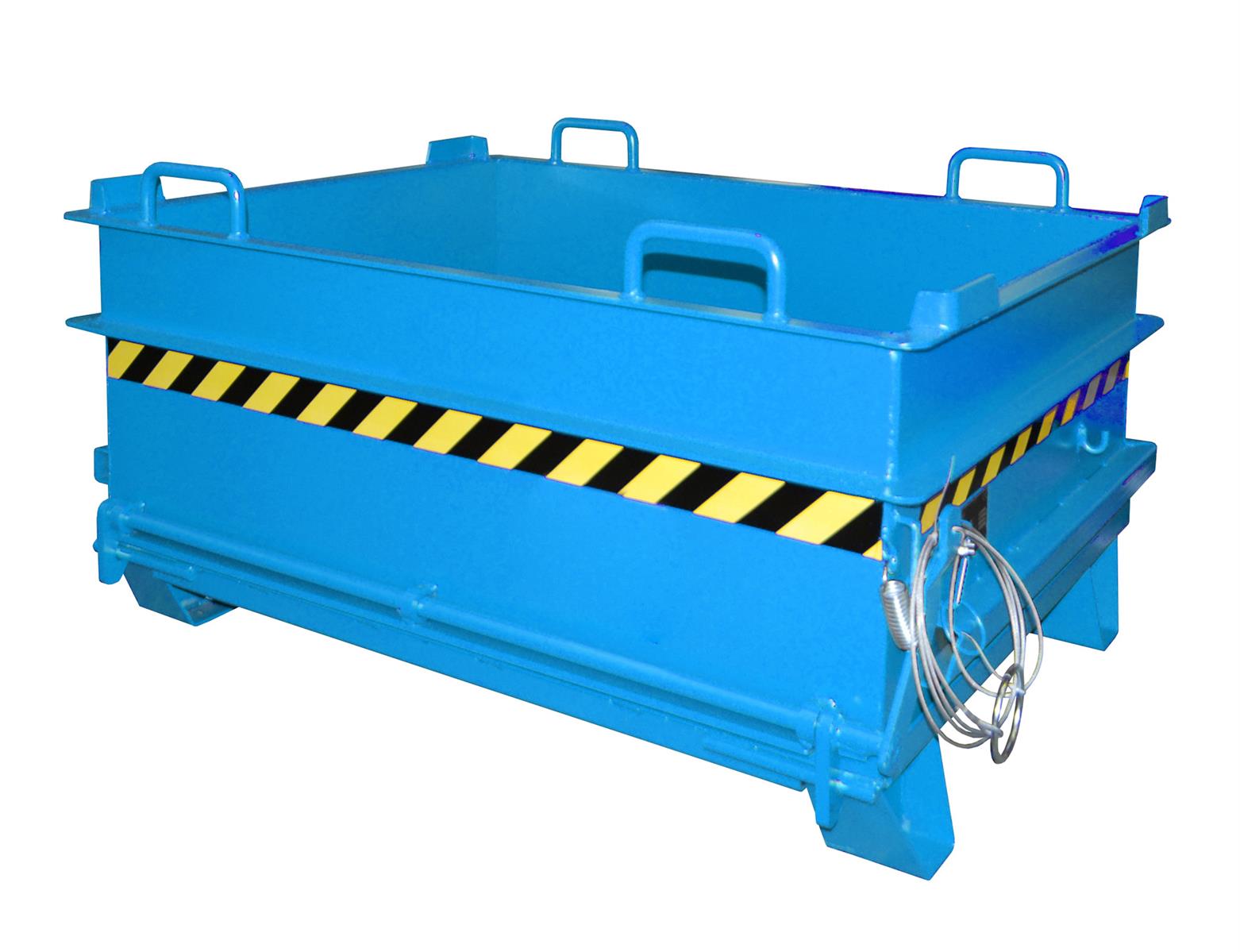 Baustoffcontainer BC 500, lackiert, Lichtblau
