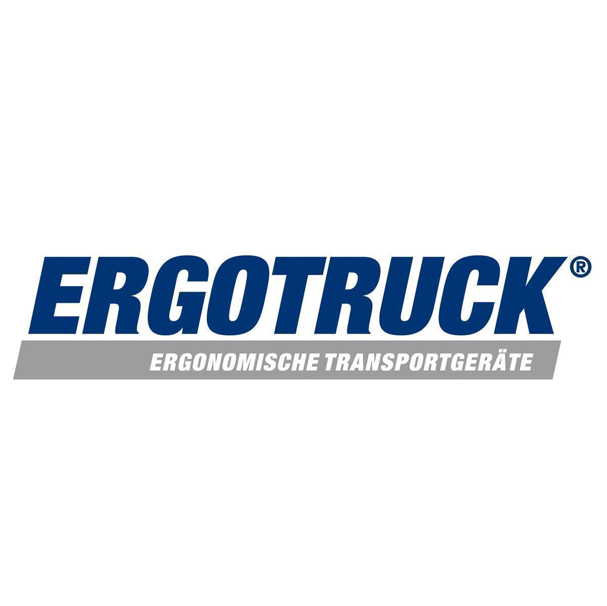 ERGOTRUCK-Plattformwagen, 1 Ladeflächen 1000 x 600 mm, Gesamttraglast 500 kg, RAL 3003