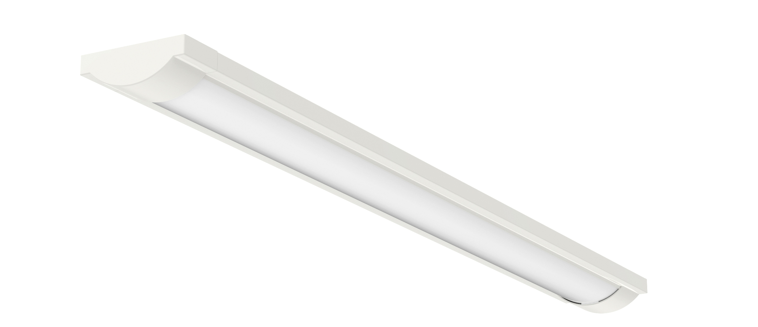 LED-Deckenleuchte MAULeco 48 W, 119,5 cm, exkl. Abh.-Set, weiß