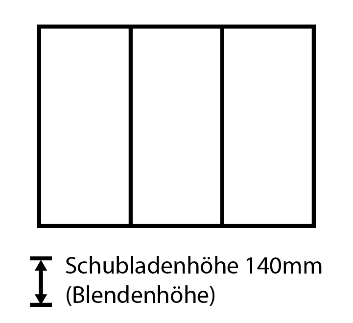 Dringenberg Schubladeneinteilung für Werkzeugwagen Model WDH 140/3 021203