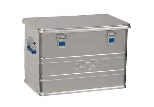 Aluminiumbox Comfort, ohne Stapelecken, 73 Liter Volumen
