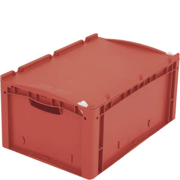 Eurostapelbehälter XL Deckel/Kufe / XL 64271ASDV 600x400x270 rot Auflagedeckel Verschluß