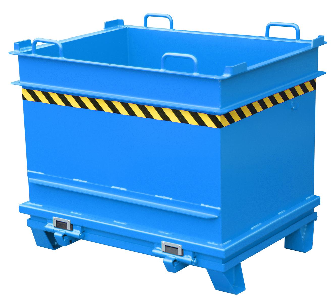 Baustoffcontainer BC 1000, lackiert, Lichtblau