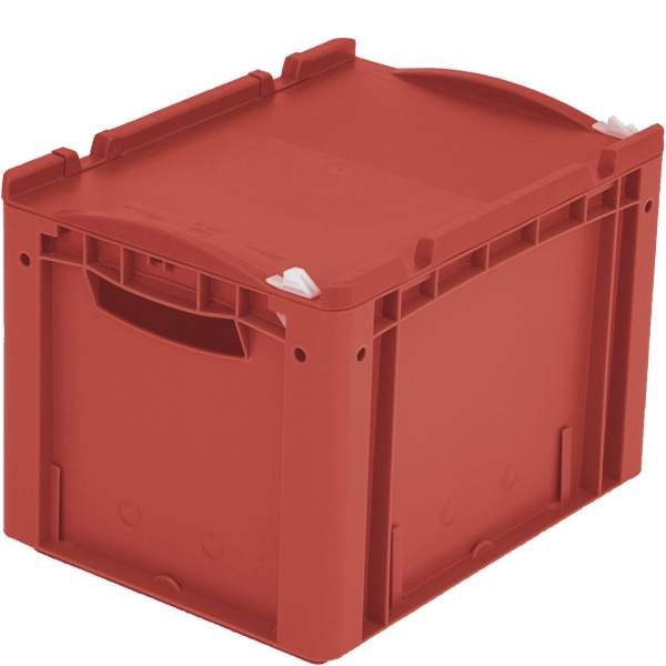 Eurostapelbehälter XL Deckel/Kufe / XL 43271ASDV 400x300x270 rot Auflagedeckel Verschluß