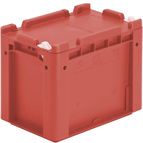 Eurostapelbehälter XL Deckel/Kufe / XL 32221ASDV 300x200x220 rot Auflagedeckel Verschluß