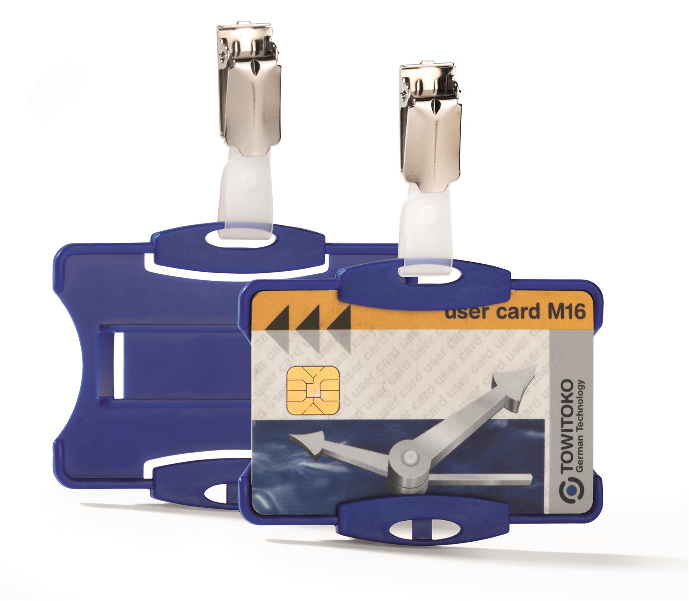 Ausweishalter mit Clip für 1 Karte, 1 Pack à 25 ST