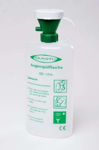 Augenspülflasche mit Wasserfüllung keimfrei, 600 ml