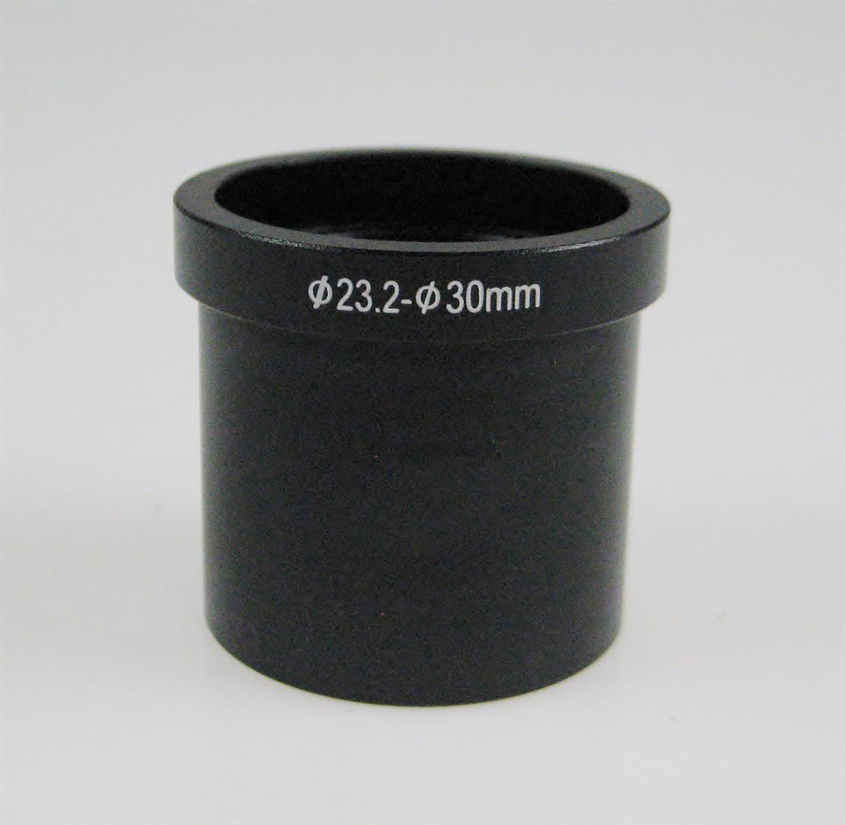 Okularadapter-Aufsatz für Mikroskopkameras 23,2mm --> 30mm
