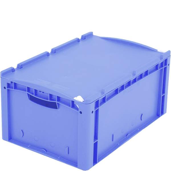 Eurostapelbehälter XL Deckel/Kufe / XL 64271ASDV 600x400x270 blau Auflagedeckel Verschluß