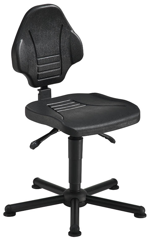 Mey Chair Arbeitsdrehstuhl Workster Pro, Sitzhöhe bis 620 mm, Rücken mit Anti-Schock-Sicherung