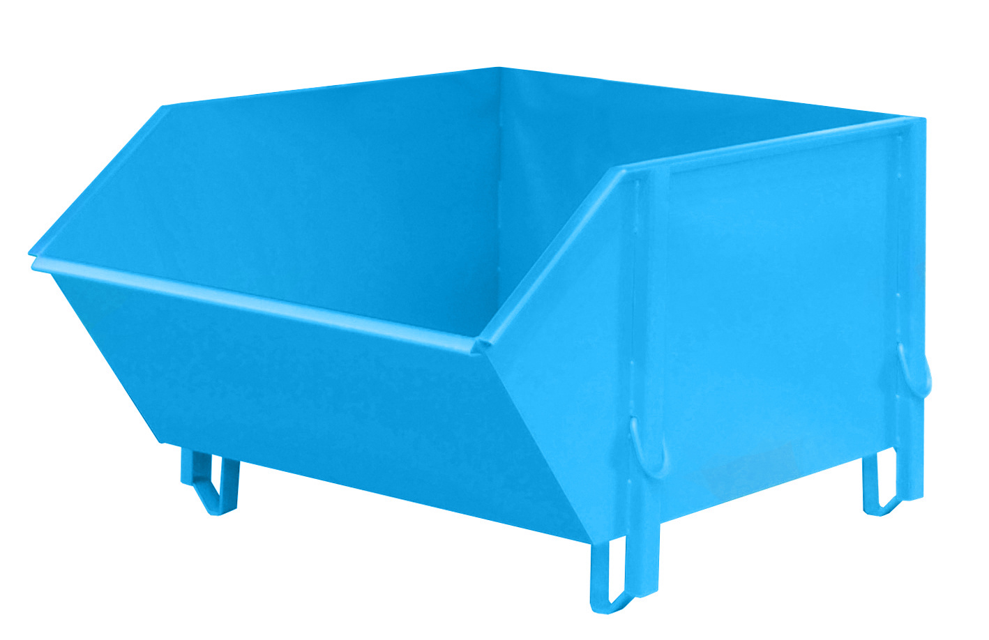 Baustoffbehälter BBG 100, lackiert, Lichtblau
