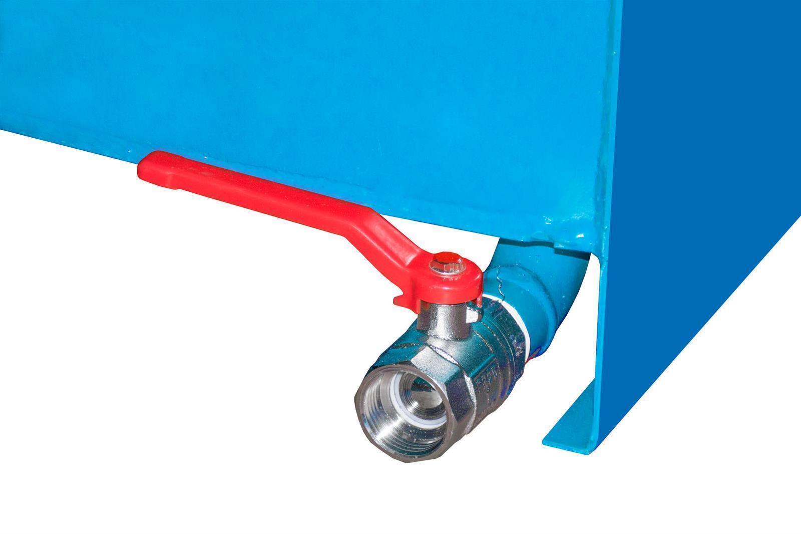 Mini-Spänebehälter SMGU 230, lackiert, Lichtblau