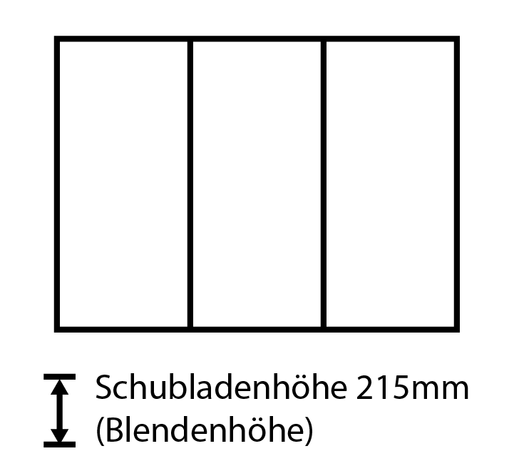 Dringenberg Schubladeneinteilung für Werkzeugwagen Model WDH 215/3 021204