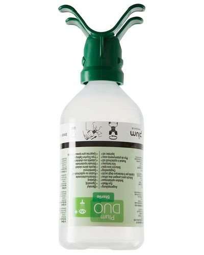 Augenspülflasche DUO, mit 1000 ml 0,9 %iger Kochsalzlösung (Natriumchlorid)
